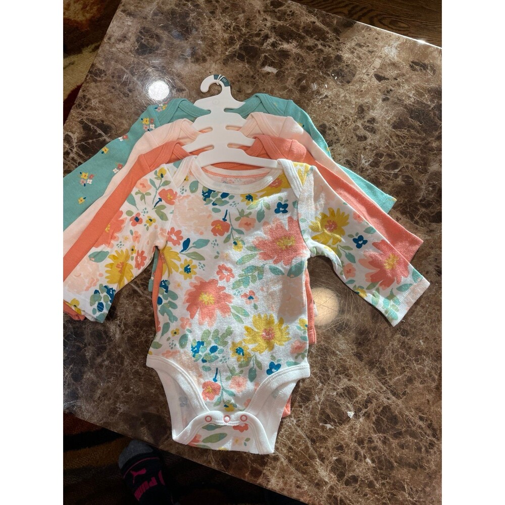 Cloud Island long sleeve bodysuits